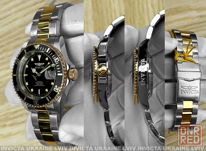 Мужские часы Invicta 8927OB Pro Diver Automatic 40 мм. Black Gold. Запорожье - изображение 3