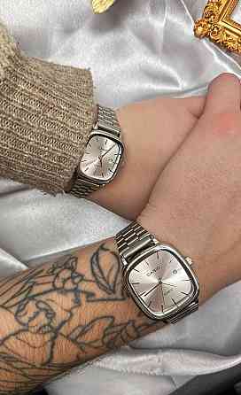 Парные часы Casio | Касио серебряные с серебряным циферблатом Запорожье