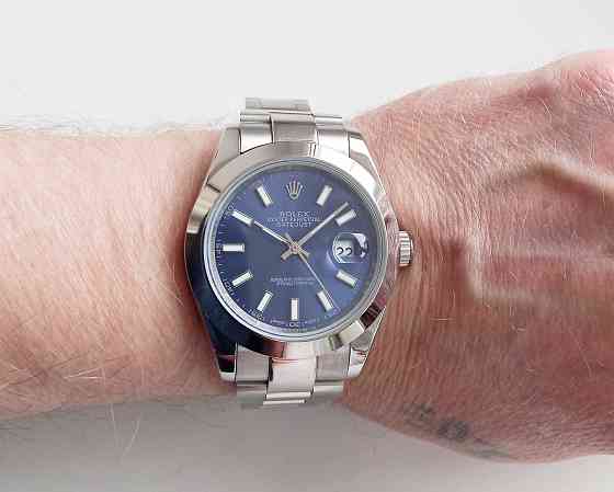 Годинник Rolex Datejust blue Dial. клас ААА Запорожье