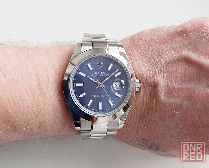 Годинник Rolex Datejust blue Dial. клас ААА Запорожье - изображение 4