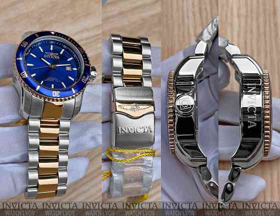 Часы Invicta 30560 Pro Diver Automatic Blue Rose Gold 48 мм. Запорожье