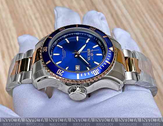 Часы Invicta 30560 Pro Diver Automatic Blue Rose Gold 48 мм. Запорожье