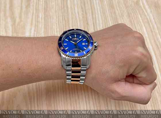 Часы Invicta 30560 Pro Diver Automatic Blue Rose Gold 48 мм. Запорожье