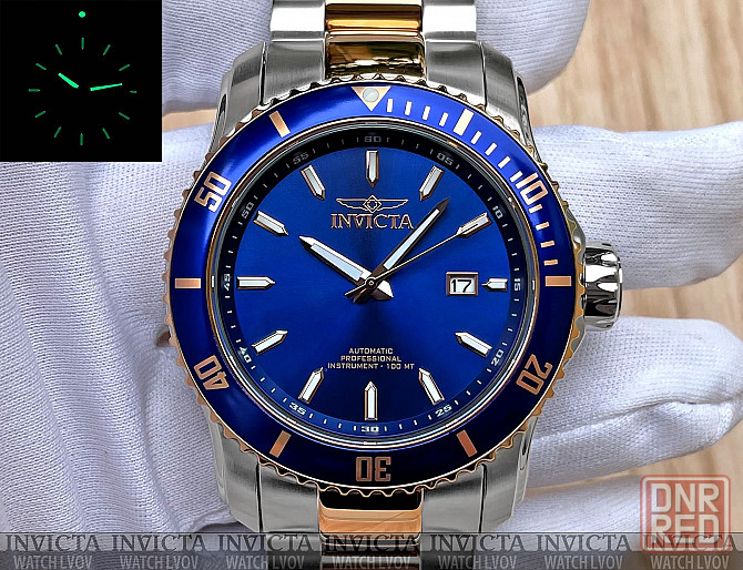 Часы Invicta 30560 Pro Diver Automatic Blue Rose Gold 48 мм. Запорожье - изображение 1