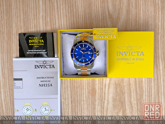 Часы Invicta 30560 Pro Diver Automatic Blue Rose Gold 48 мм. Запорожье - изображение 7