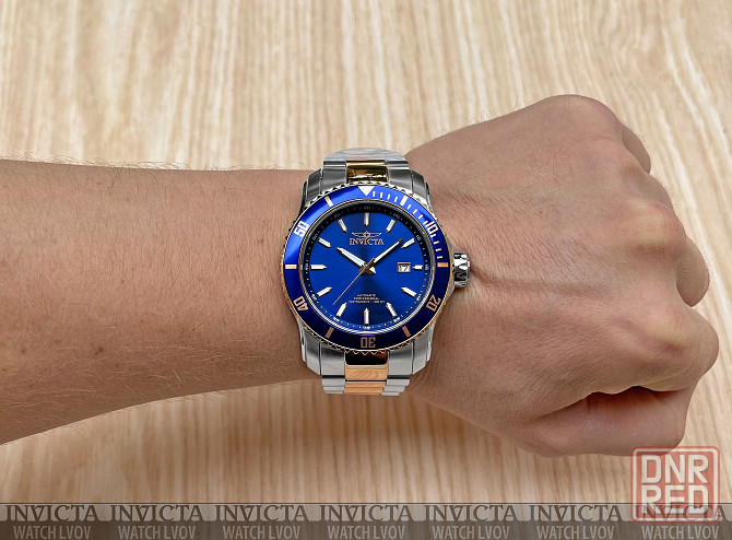 Часы Invicta 30560 Pro Diver Automatic Blue Rose Gold 48 мм. Запорожье - изображение 4