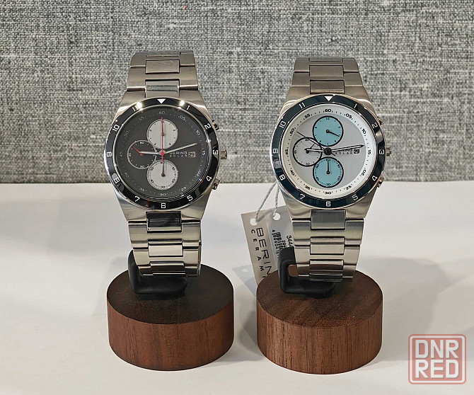 Чоловічий годинник Bering 34440-707 Solar Sapphire Ceramic Chronograph Запорожье - изображение 1