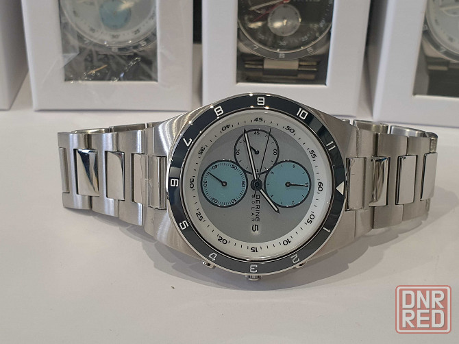 Чоловічий годинник Bering 34440-707 Solar Sapphire Ceramic Chronograph Запорожье - изображение 6