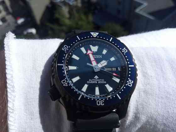 Японские механические(200м) дайверы Citizen NY0158-09L Сапфир РРЦ-$575 Запорожье