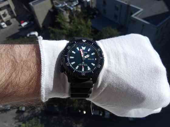 Японские механические(200м) дайверы Citizen NY0158-09L Сапфир РРЦ-$575 Запорожье