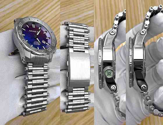 Часы ARAGON Sea Charger Meteorite Blue LE 50 mm. Swiss Automatic Запорожье