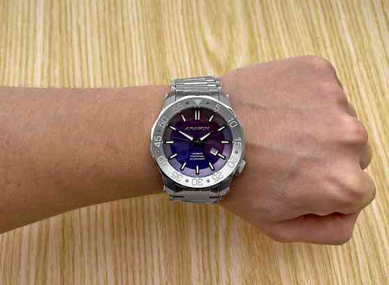 Часы ARAGON Sea Charger Meteorite Blue LE 50 mm. Swiss Automatic Запорожье