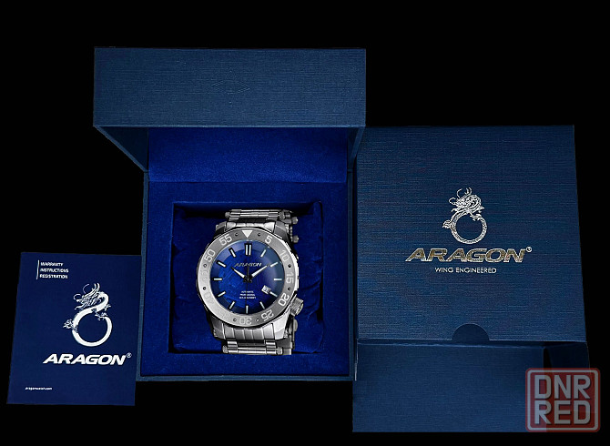 Часы ARAGON Sea Charger Meteorite Blue LE 50 mm. Swiss Automatic Запорожье - изображение 7