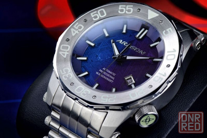 Часы ARAGON Sea Charger Meteorite Blue LE 50 mm. Swiss Automatic Запорожье - изображение 1