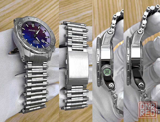 Часы ARAGON Sea Charger Meteorite Blue LE 50 mm. Swiss Automatic Запорожье - изображение 4