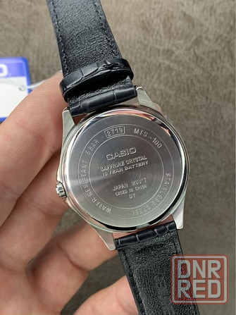 Мужские часы CASIO MTS-100L-1A Оригинал Гарантия Сапфир Касио Запорожье - изображение 5