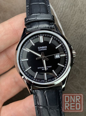 Мужские часы CASIO MTS-100L-1A Оригинал Гарантия Сапфир Касио Запорожье - изображение 4