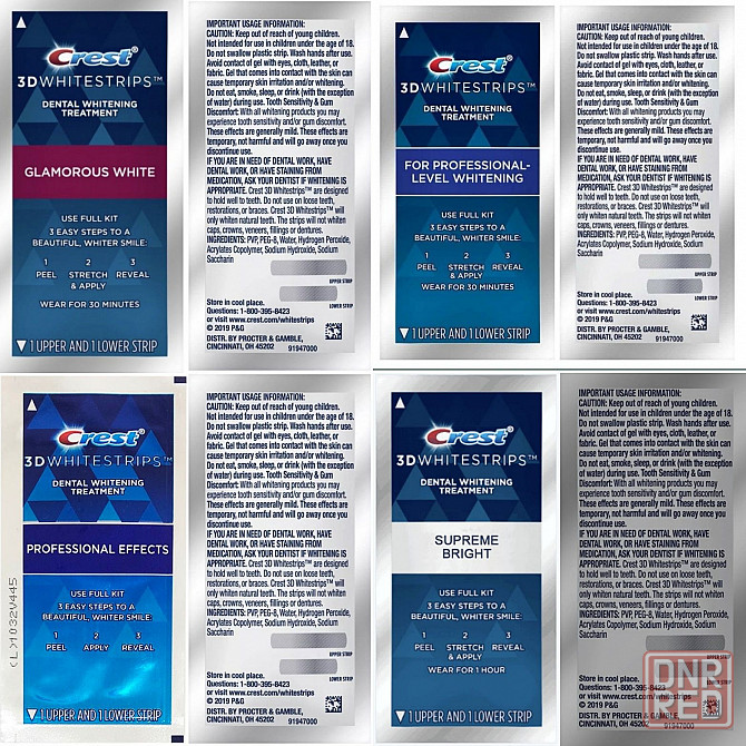 CREST 3D whitestrips паста, полоски,ополаскиватель,свежее-оригинал USA Запорожье - изображение 3