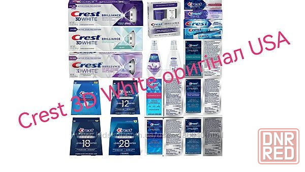 CREST 3D whitestrips паста, полоски,ополаскиватель,свежее-оригинал USA Запорожье - изображение 2