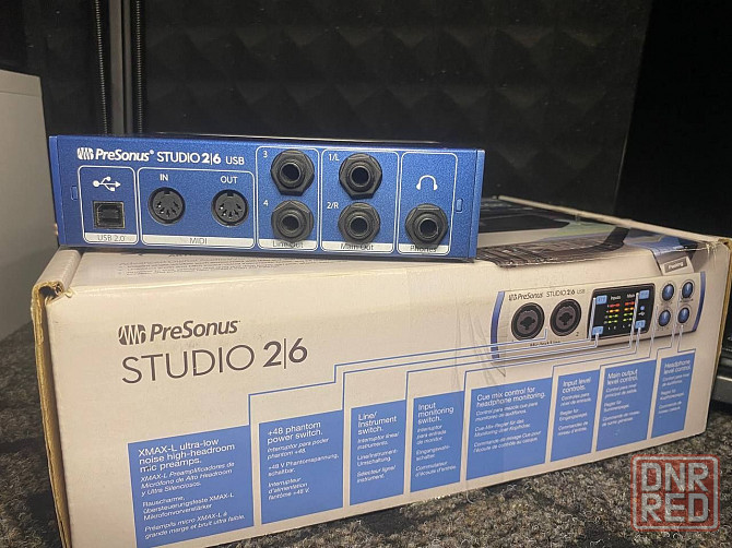 Аудіоінтерфейс Presonus studio 26 usb, звукова карта Херсон - изображение 3