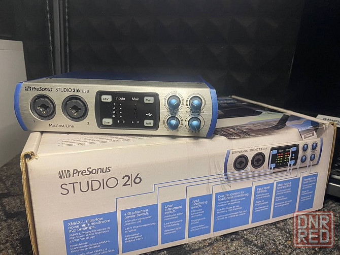 Аудіоінтерфейс Presonus studio 26 usb, звукова карта Херсон - изображение 2