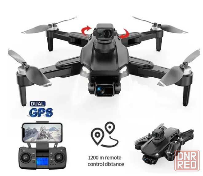 Квадрокоптер з камерою L900 PRO SE MAX BLACK 4K GPS, FPV 1200м 28 мин Херсон - изображение 1