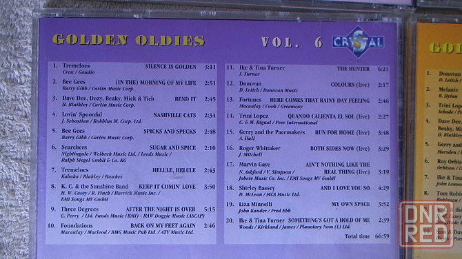 CD сборники Golden Oldies Vol 12. 6. 10. 18. 13 (фирменные) Херсон - изображение 5