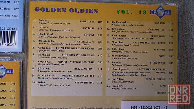 CD сборники Golden Oldies Vol 12. 6. 10. 18. 13 (фирменные) Херсон - изображение 7