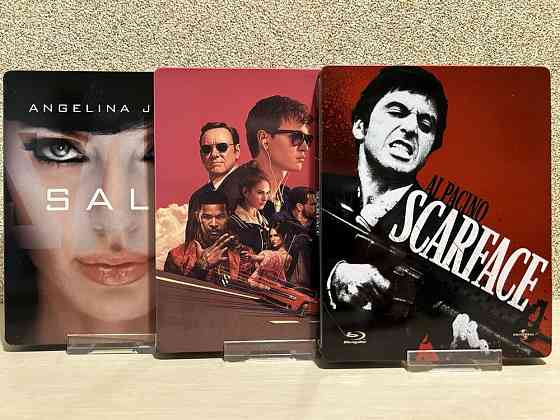 Steelbook Blu-ray Каратель / Черная месса / Лицо со шрамом  рус.яз. Херсон