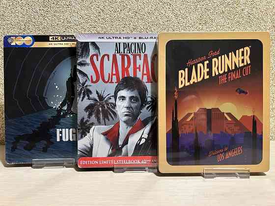 Steelbook 4K UHD Blu-ray Бегущий по лезвию /Беглец / Лицо со шрамом Херсон