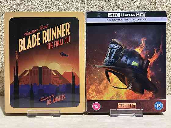 Steelbook 4K UHD Blu-ray Бегущий по лезвию /Беглец / Лицо со шрамом Херсон