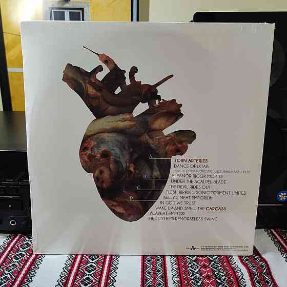 Вініл Carcass Torn Arteries, death metal, платівка Херсон