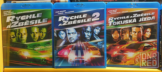 Blu ray фильмы Форсаж 1,2,3,4,5,7 часть, лицензия. Херсон - изображение 1