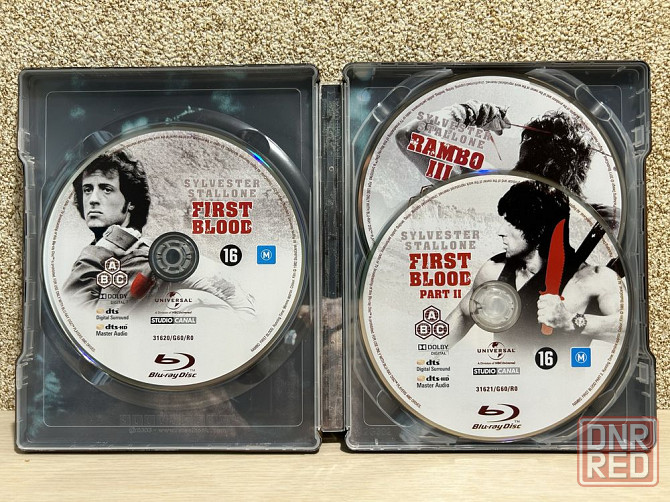 Steelbook Blu-ray Рэмбо 1-3/РобоКоп/Заложница 1-3 с рус.яз. Херсон - изображение 3