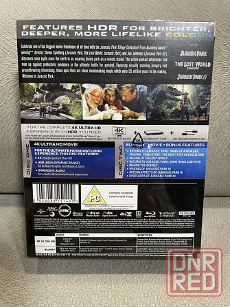 4K UHD HDR Blu-ray Парк Юрского периода: Трилогия с рус.яз. Херсон - изображение 3
