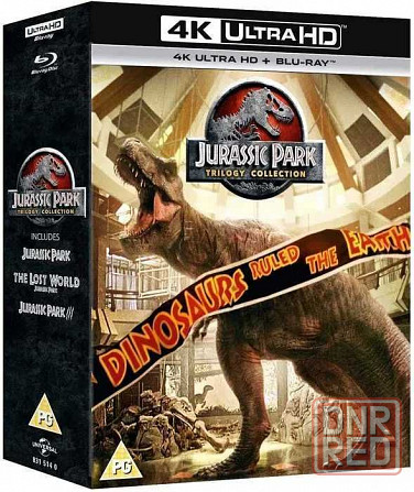 4K UHD HDR Blu-ray Парк Юрского периода: Трилогия с рус.яз. Херсон - изображение 1