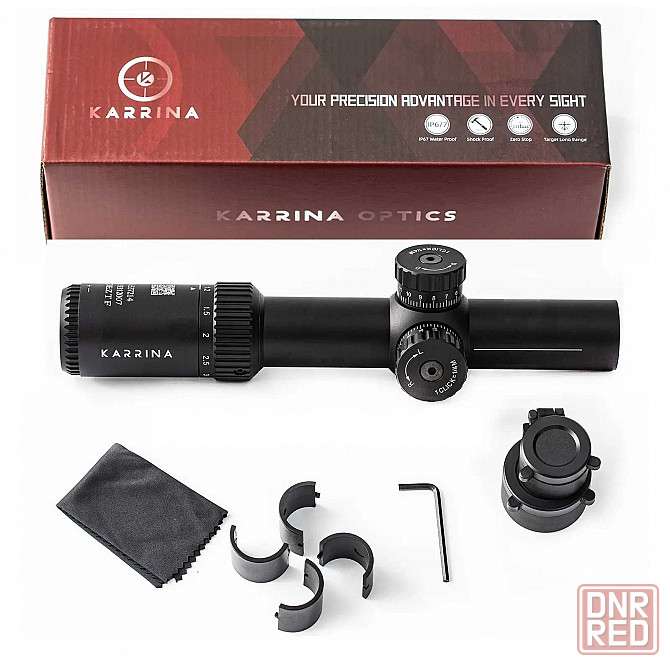 Оптический прицел KARRINA 1.2-6x24IR АК-47 АК-74 M4 AR-15 5,45 5,56 7,62 Херсон - изображение 8