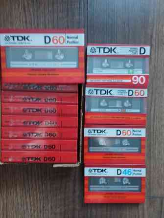 Касети TDK D 90 , D60, Maxell, Sony Херсон
