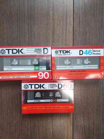 Касети TDK D 90 , D60, Maxell, Sony Херсон