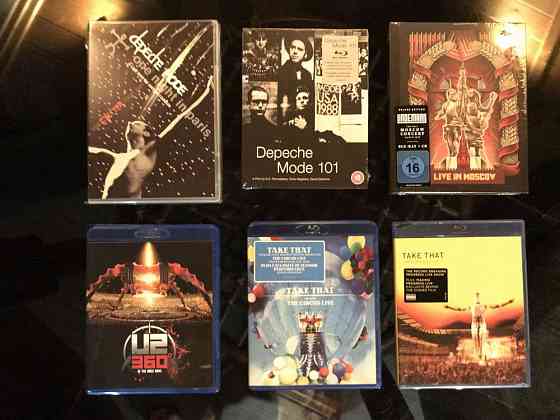 Lindemann Take That Depeche mode Blu Ray DVD CD Херсон