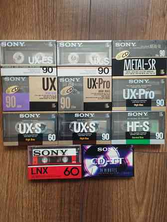 Аудиокассеты Sony Super EF 90, HF, EF Херсон