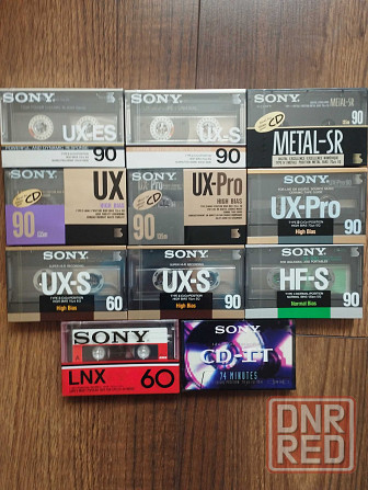 Аудиокассеты Sony Super EF 90, HF, EF Херсон - изображение 1