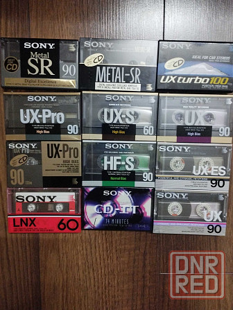 Аудиокассеты Sony Super EF 90, HF, EF Херсон - изображение 2