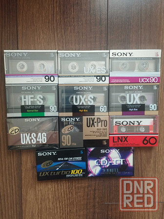 Аудиокассеты Sony Super EF 90, HF, EF Херсон - изображение 3