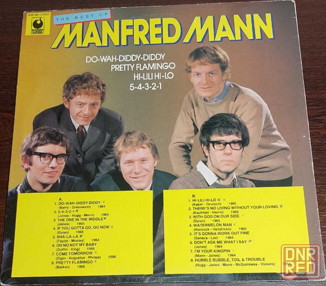 платівка Manfred Mann – Best Of Manfred Mann Херсон - изображение 2