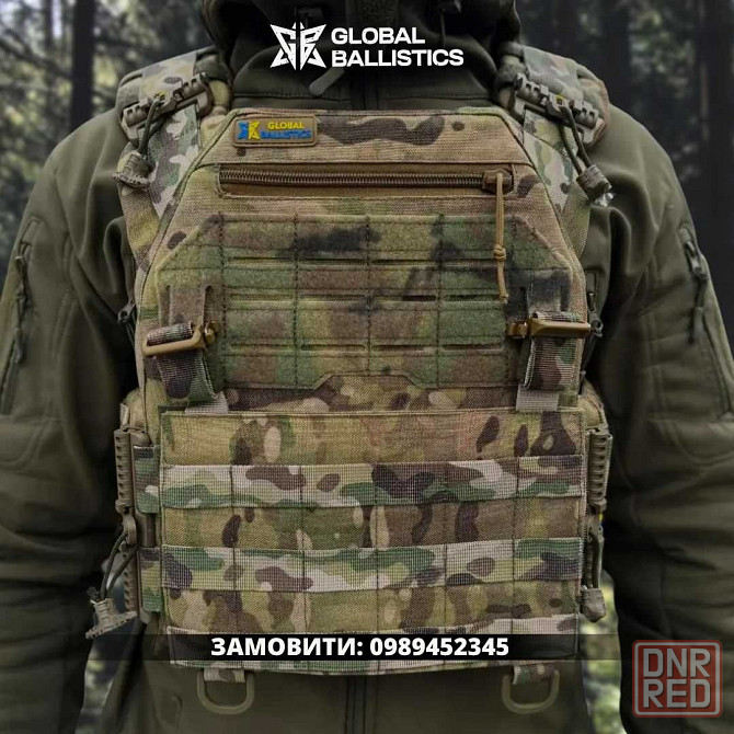 Плитоноска Warmor Gen.3 Pro. Мультикамуфляж. Быстросброс. Кордура. Украина. Херсон - изображение 1