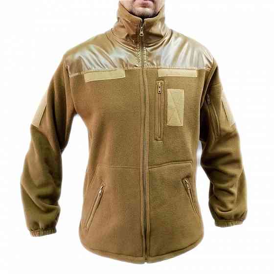 Флиска 340г/м2 койот, флисовая кофта, флиска, куртка флисовая Херсон
