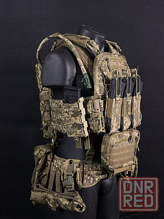 Плитоноска, рпс, Cordura D1000 Комплект пиксель Херсон - изображение 1
