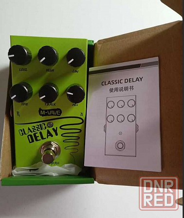 Аналоговый дилэй M vave Classic Delay до 600 мс питание TАPE C 525 грн Запорожье - изображение 2