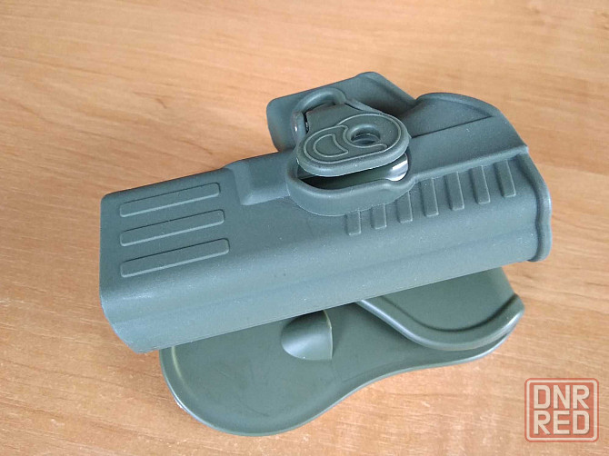 Пластиковая поясная кобура для пистолета Glock 17/19 с замком. Новая! Херсон - изображение 4